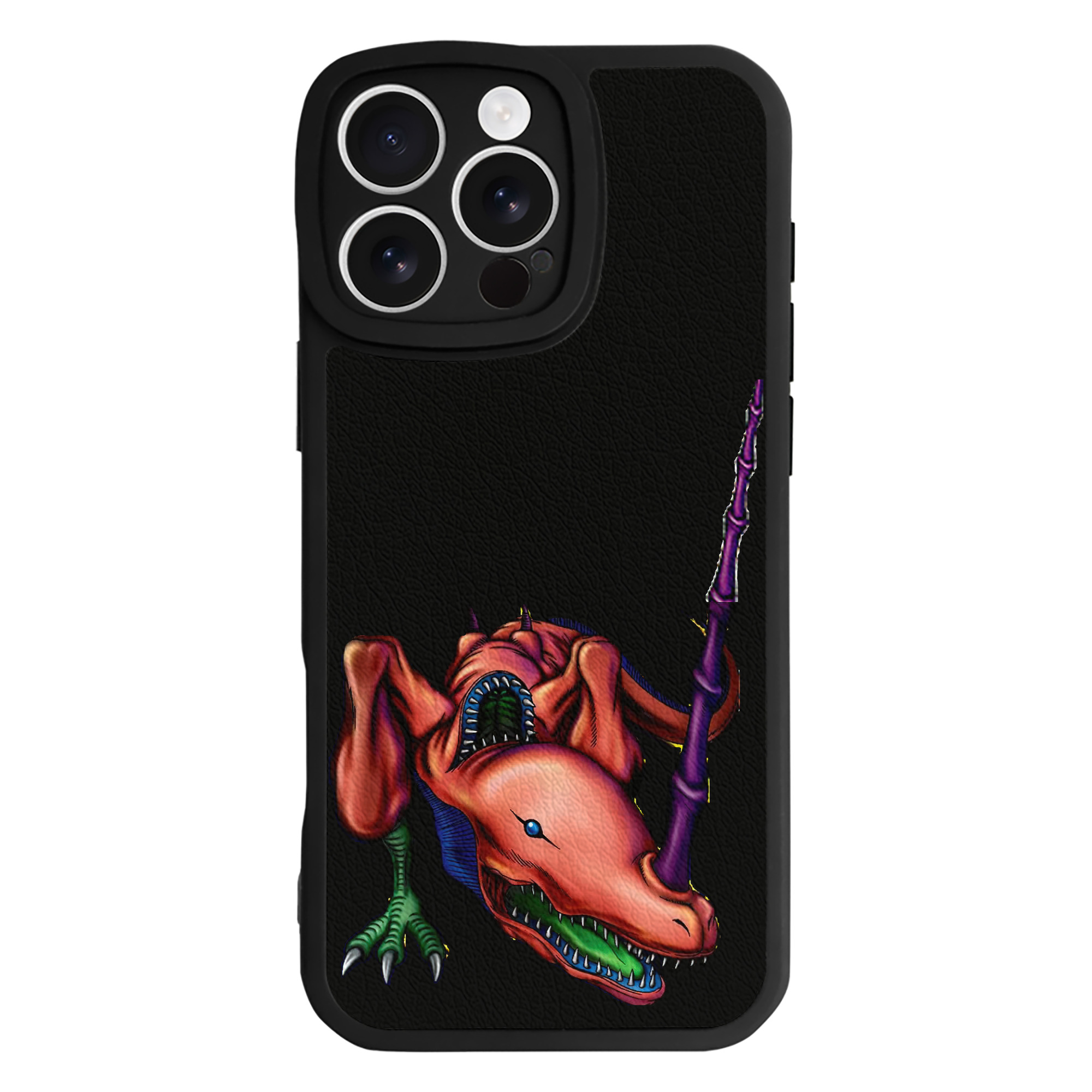 （画像用） 遊☆戯☆王 Yu-Gi-Oh! 【iPhone 16シリーズ対応】シリコンスマホケース（レザー調） 材質：シリコン